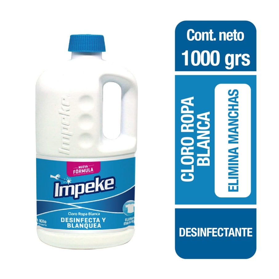 Cloro Ropa Blanca1000 Gr  - Impeke