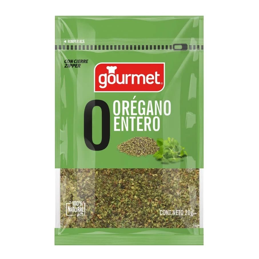 Oregano Entero 20 G. (Zipper)