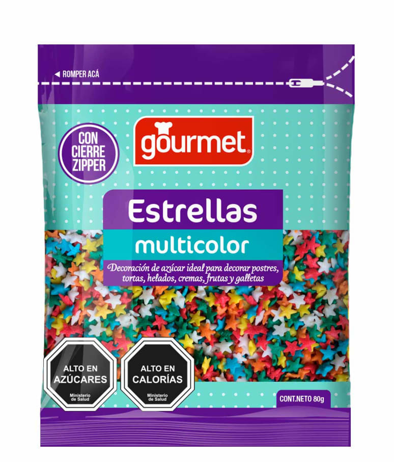 Estrellas Multicolor 80G