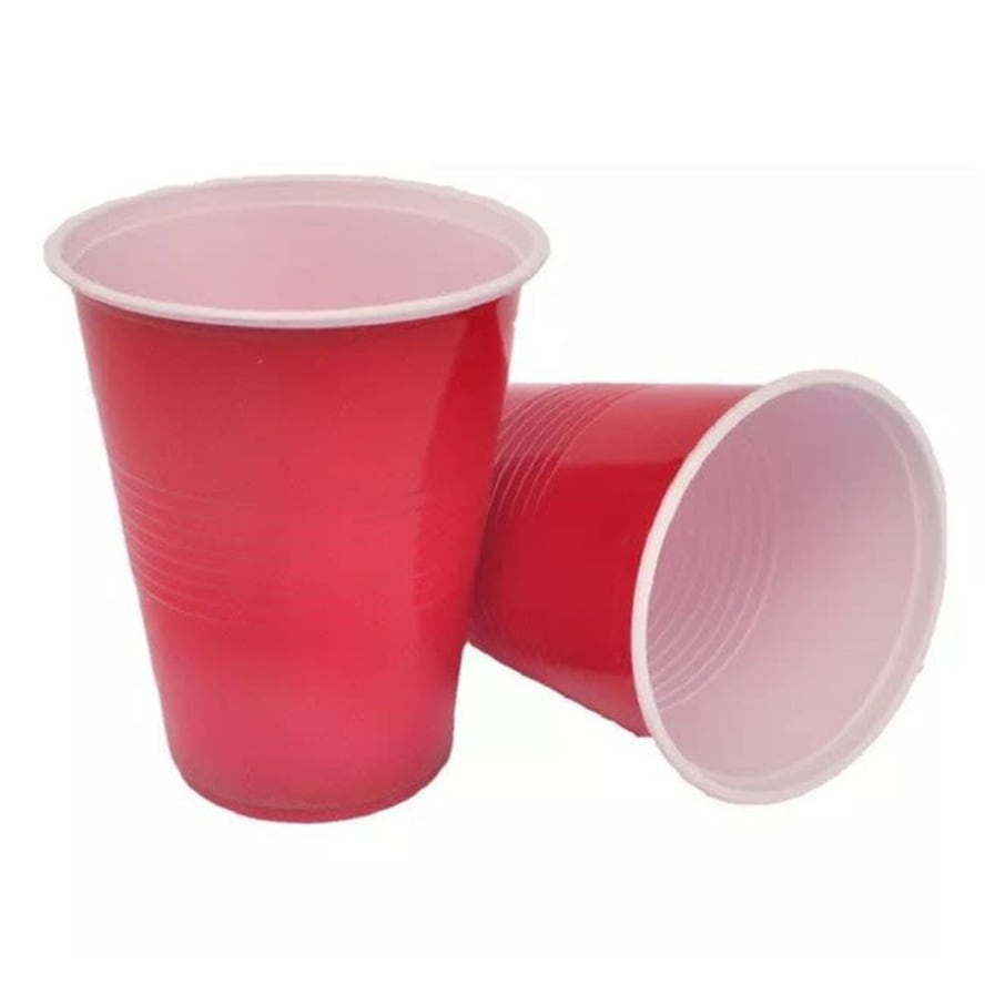 Vaso de 500 cc x10 rojounid 