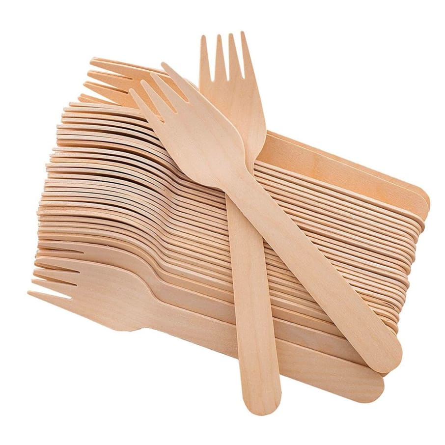 Tenedor de madera 10 Un