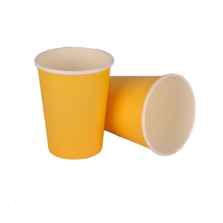 Vaso de 500 cc x10 amarillounid 