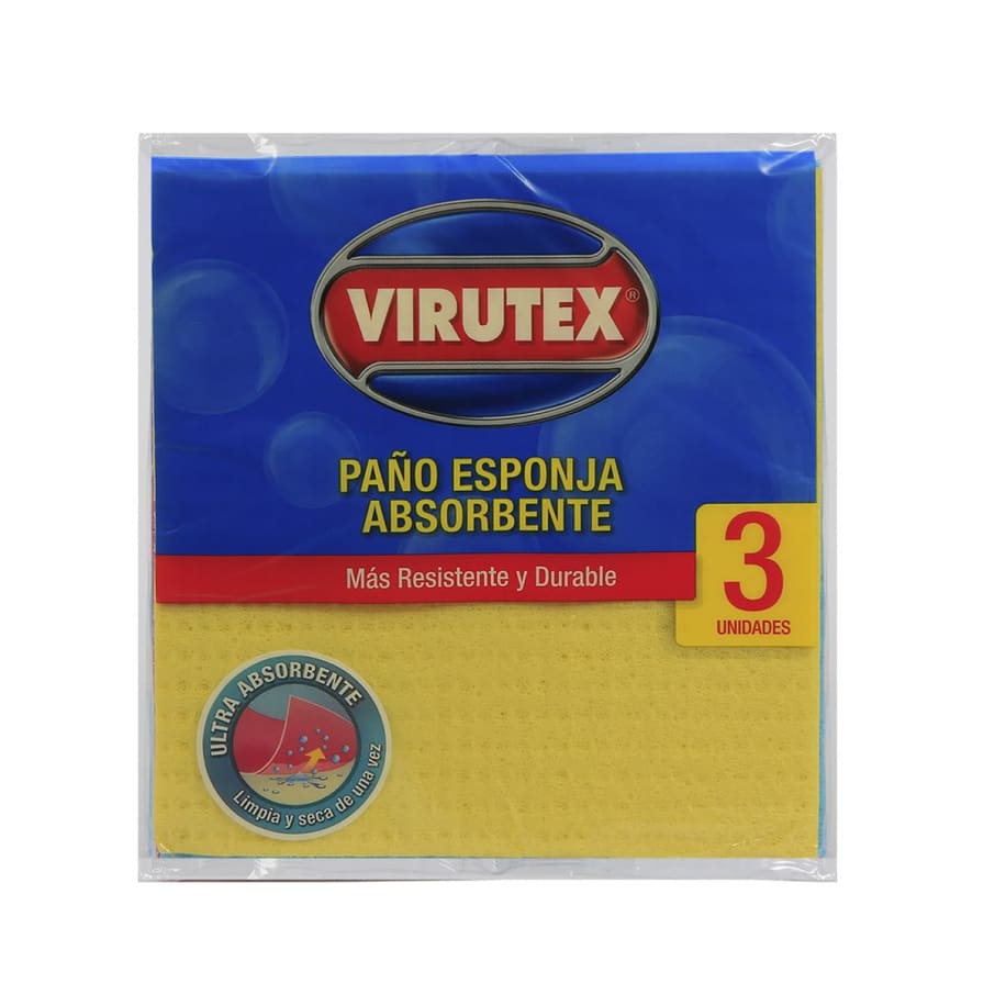 Paño Esponja Absorbente X3 - Clasica