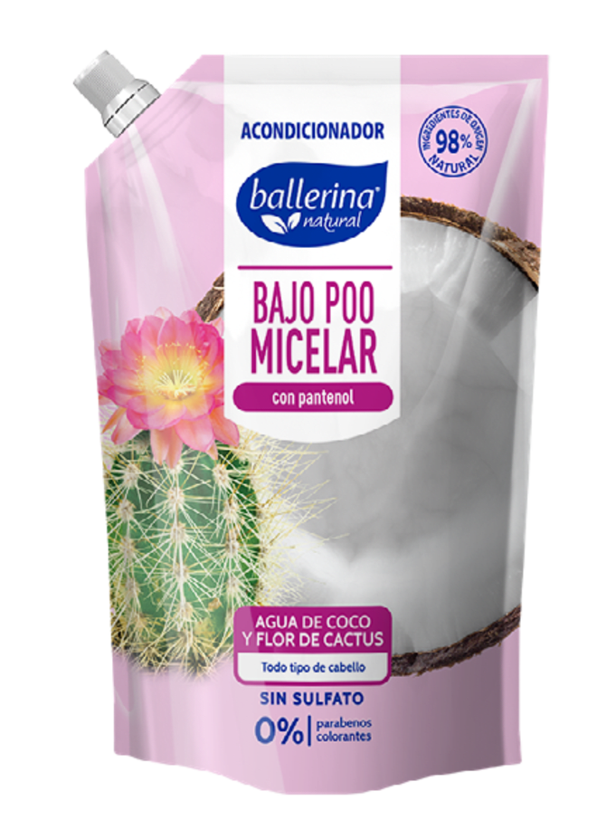 Ballerina Acondicionador Micelar Bajopoo doypack 750ml 