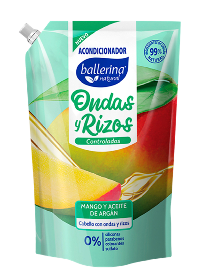 Ballerina Acondicionador Onda Y Rizo doypack 750ml