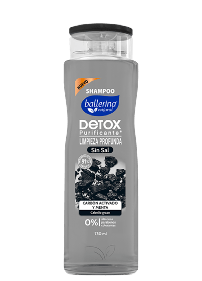 Ballerina Shampoo Carbon frasco 750ml  