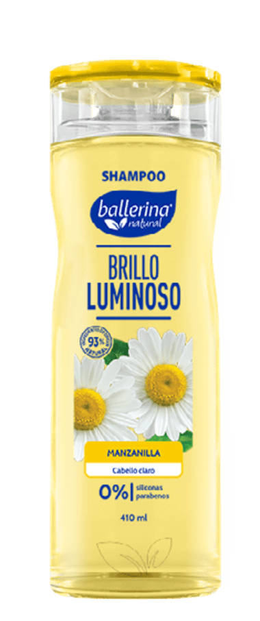 Ballerina Shampoo Manzanilla frasco 410ml  
