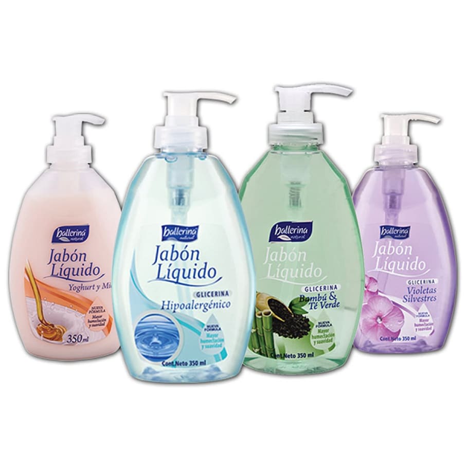 Caja Mixta Jabón frasco 350 ml