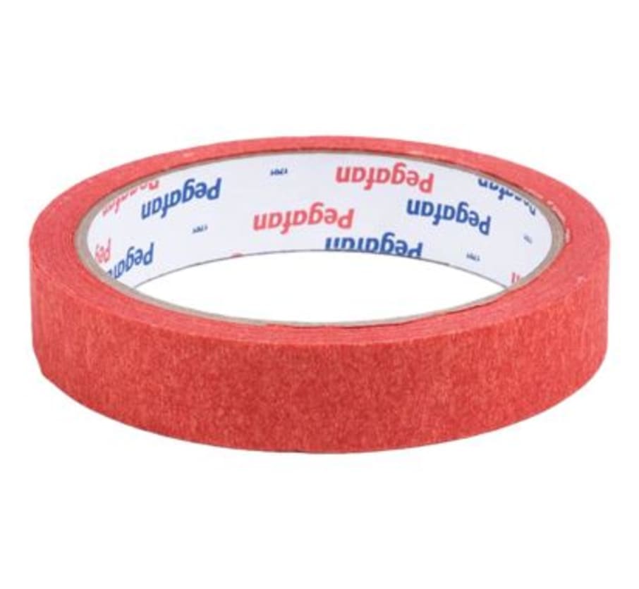 CINTA ADHES. M.TAPE 18MM X18M(20YD) ROJO