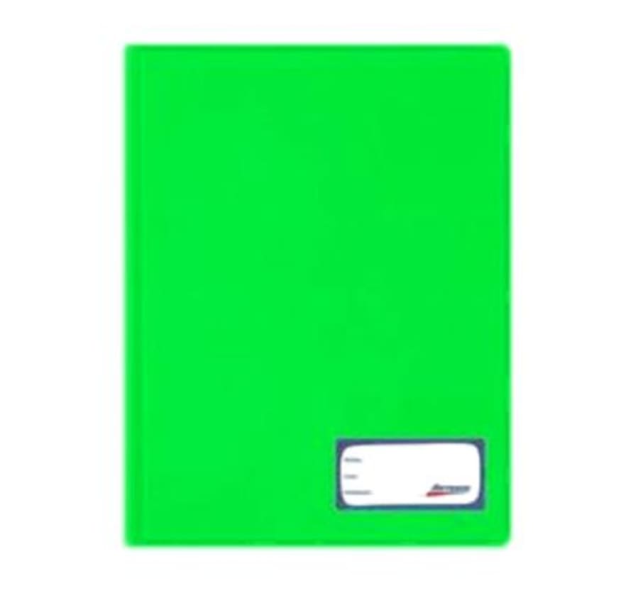 FOLDER D/TAPA T/A-4 C/GUSANO VERDE LIMON
