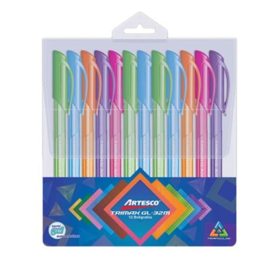BOLIGRAFO TRIMAX GL-32 EST X 12COL