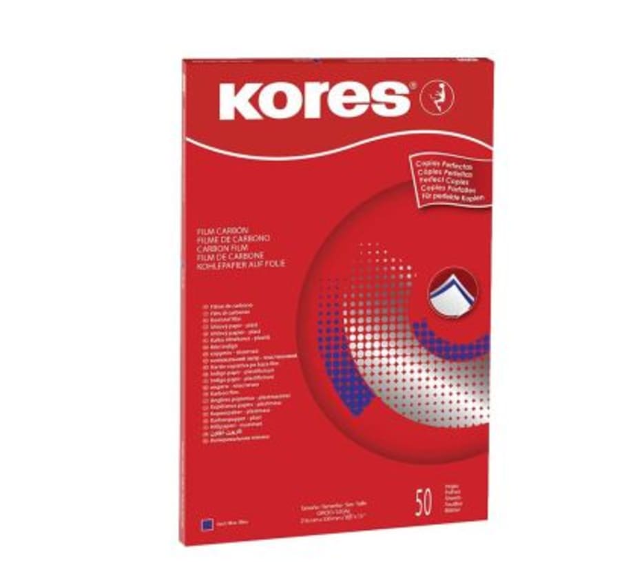 PAPEL CARBONADO 87372  AZUL  OF - CX50HJ