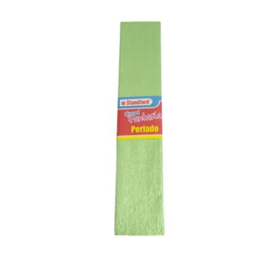 PAPEL CREPE FANT. PERL. VERDE X 1