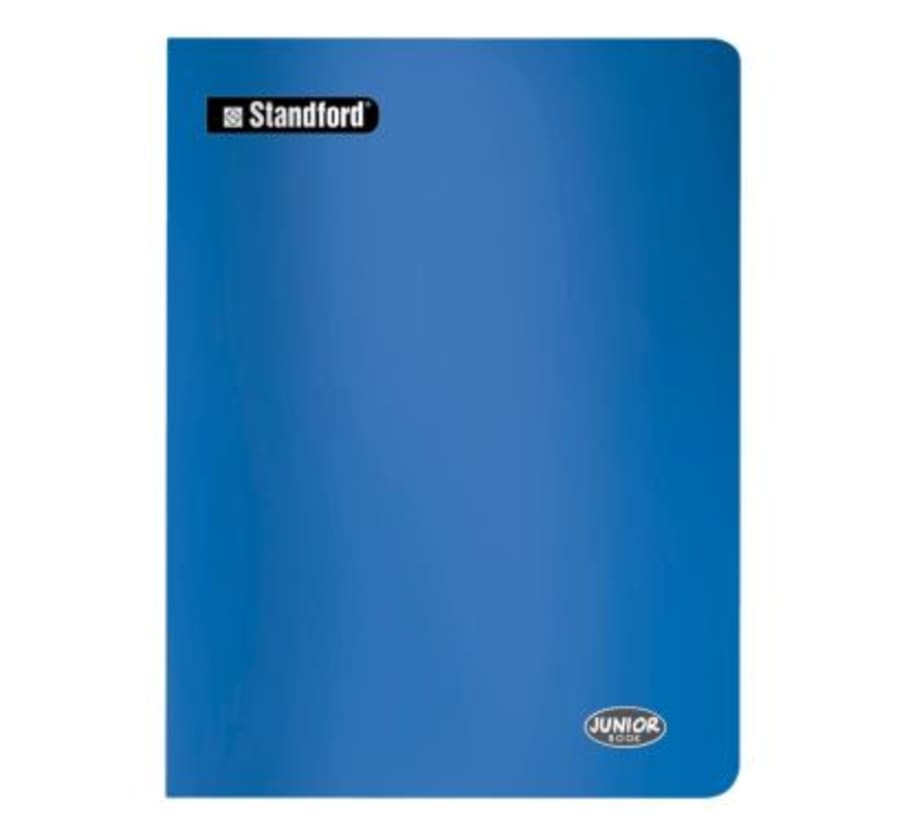 CUAD DELUXE 80HJ RAYADO JUNIOR BOOK AZULINO