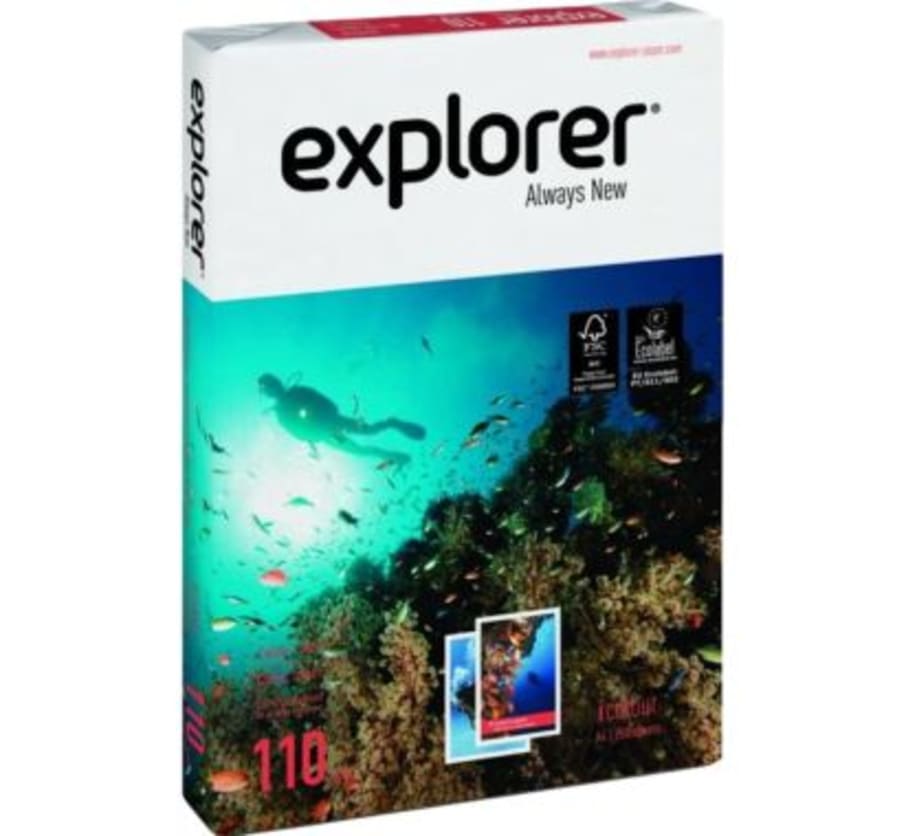 PAPEL BOND EXPLORER 110GR A4 PAQX250