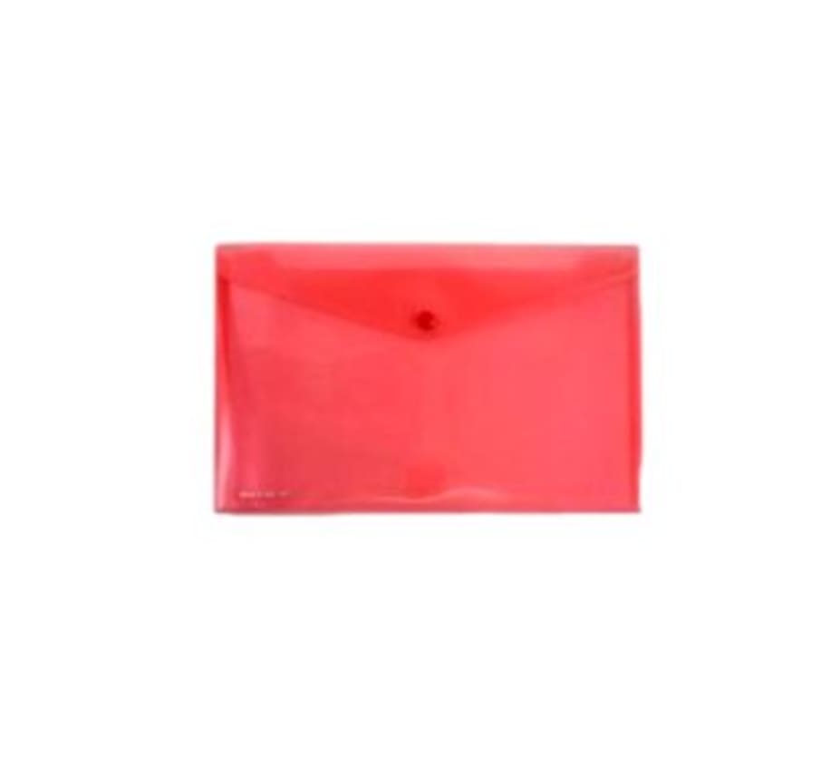 CARPETA C/LIGA CRISTAL ROJO A-4  38720
