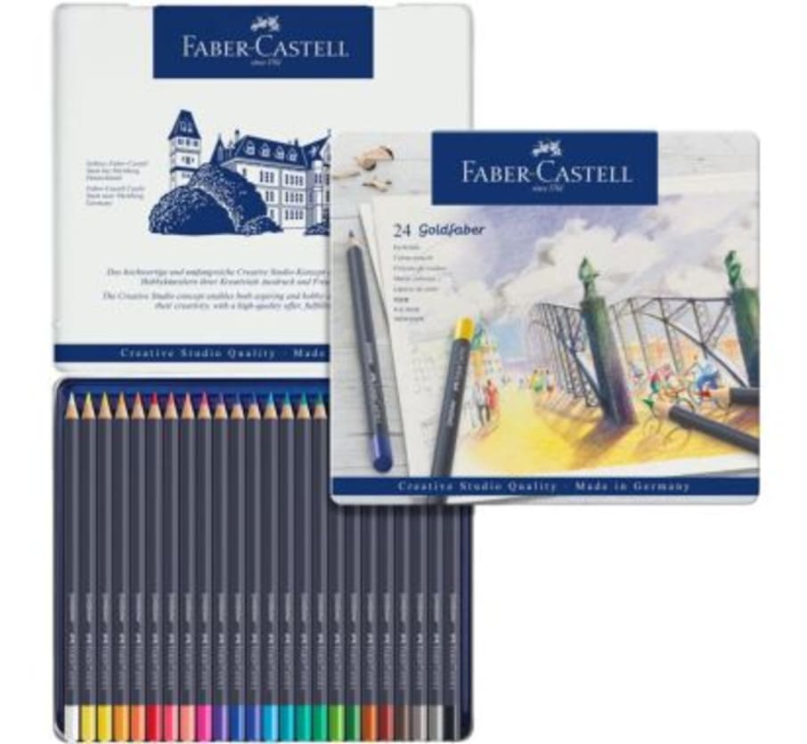 COLORES PERMANENTES GOLDFABER SET X 24