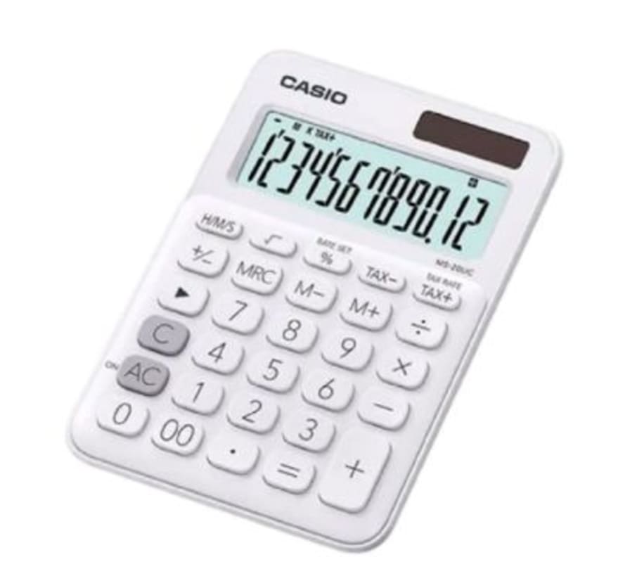 CALCULADORA ESC. MS-20UC-WE-N-DC 12DIG