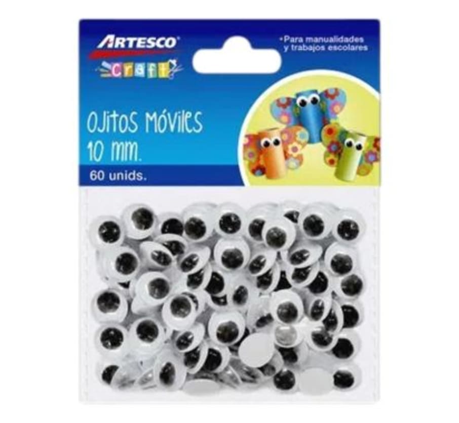OJITOS MOVILES 10 MM X 60 UND