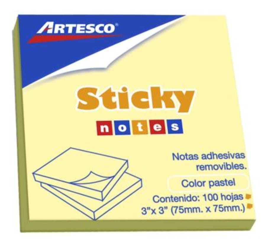 N.AUTOAD 3X3 AMARILLO PASTEL 654 100HJ