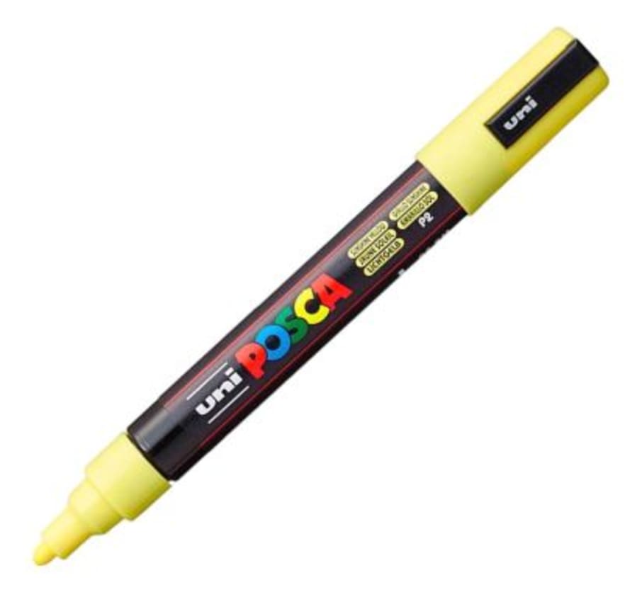 PLUMON POSCA PC-5M AMARILLO SOL