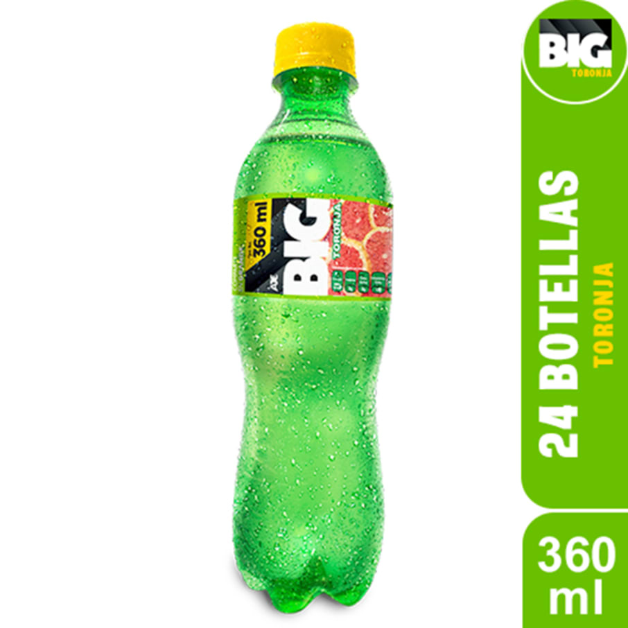 BIG TORONJA PET NO RETORNABLE 360 ml 24 pack