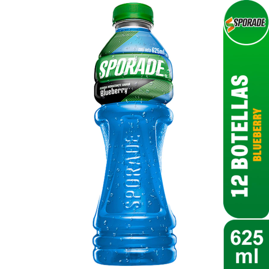 SPORADE BLUEBERRY PET NO RETORNABLE 625 ML 12
