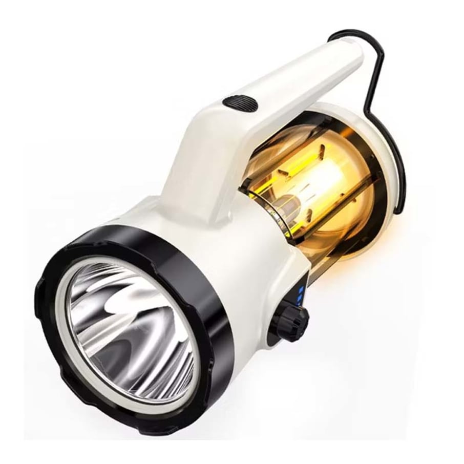 IMP LINTERNA CAMP 9" T/FAROL RECAR 5 FUNC + PB