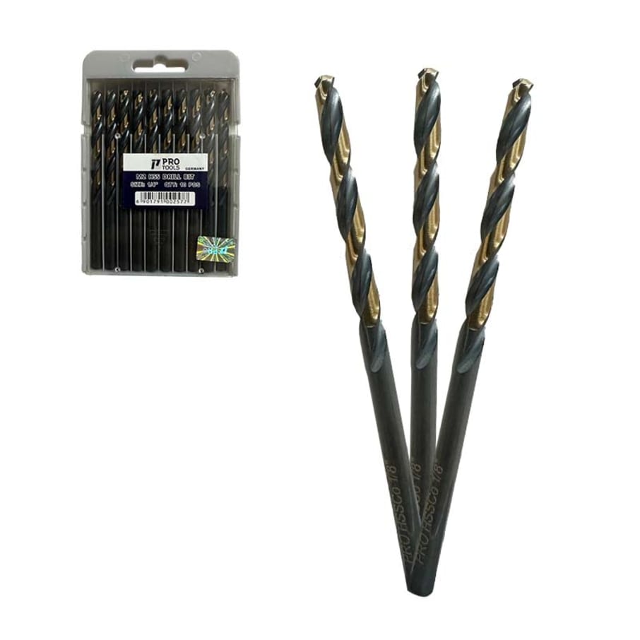 *OF PT BROCA HSS-CO C/PUNTO 1/8 NEGRA/DORADA (10U)