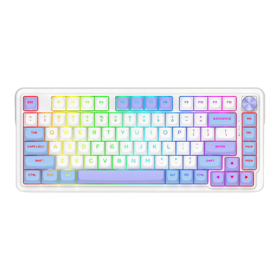 Teclado Redragon UCALMAX-RGB Wireless English K673WBP