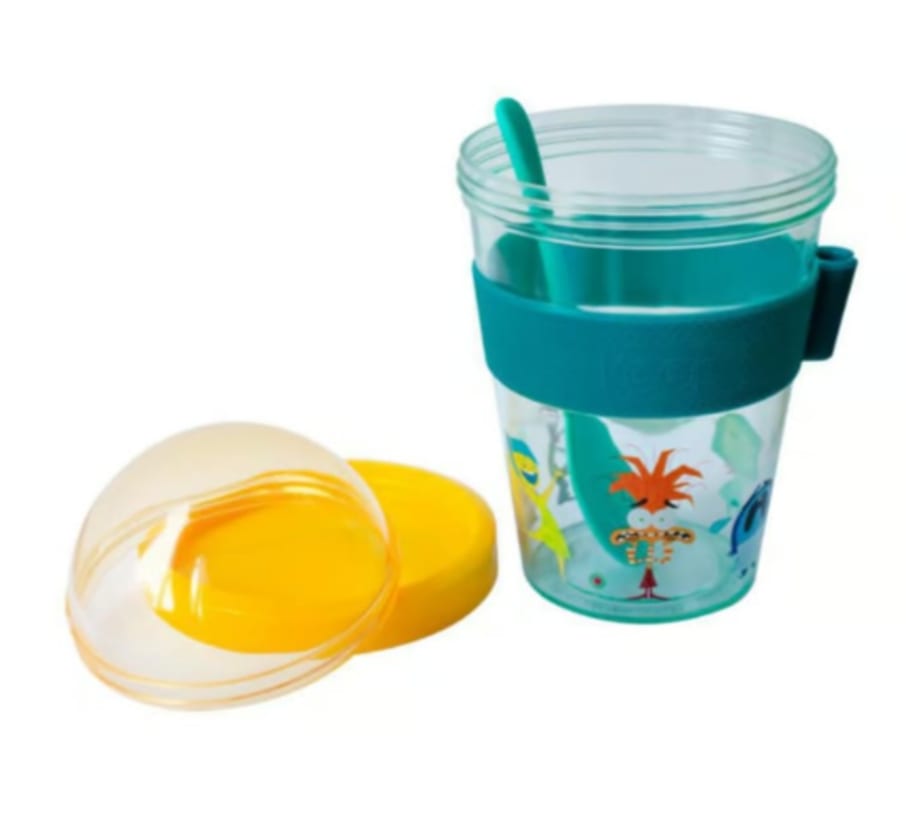 Vaso Yogurt Intensamente Vaso Cereal 450ml Con Cuchara