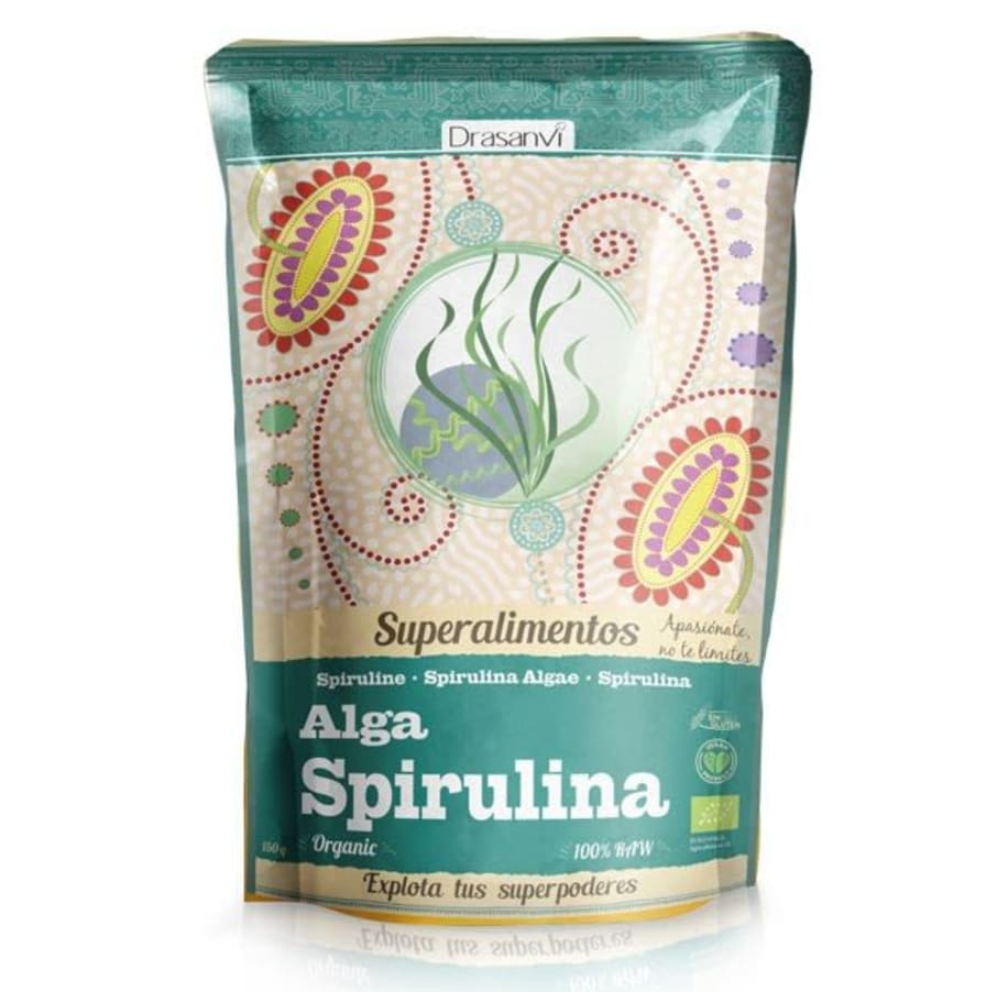 Alga spirulina doypack bio 150 gramos Marca Drasanvi