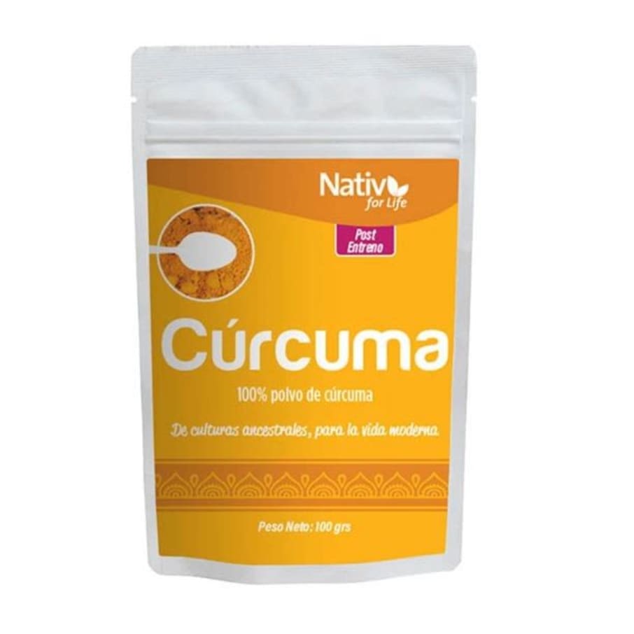 Curcuma 100 gramos Marca Nativ For Life