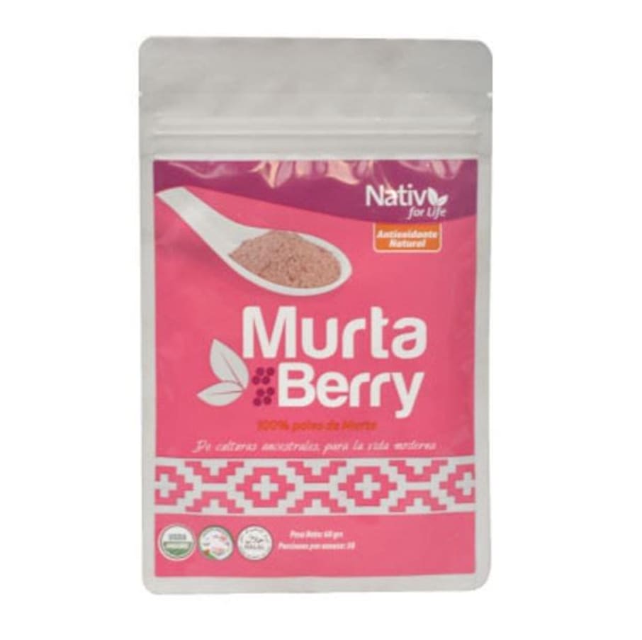 Murta berry powder 60 gramos Marca Nativ For Life