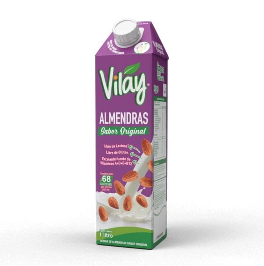 Bebida vegetal almendra original 1 litro Marca Vilay