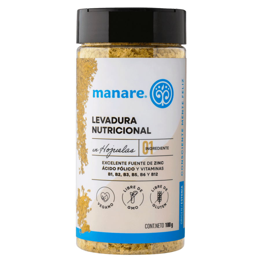 Levadura nutricional 100 gramos Marca Manare
