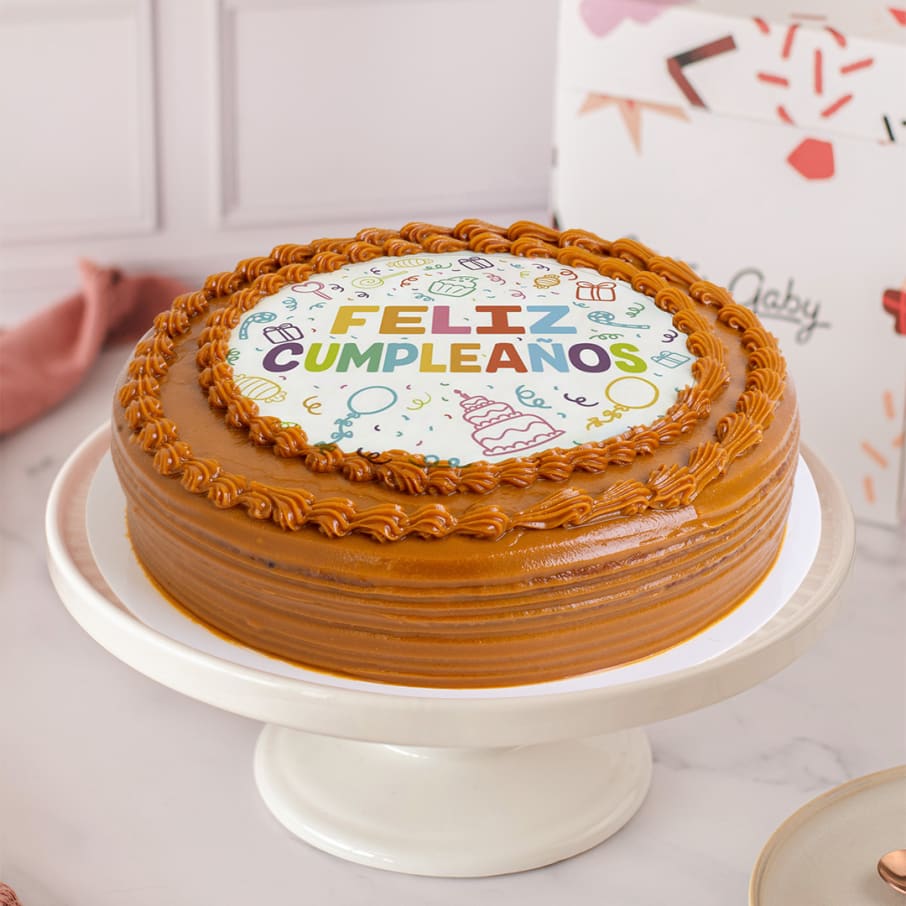 Torta Feliz Cumpleaños de Vainilla