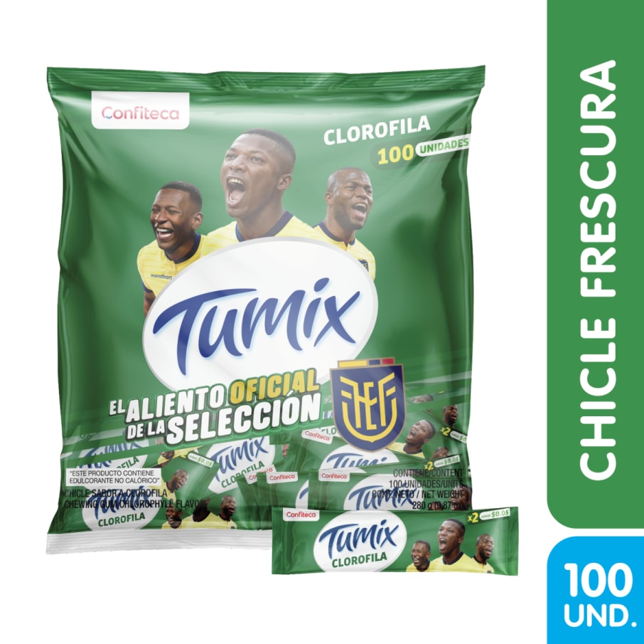 TUMIX PASTILLA CLOROFILA PILLOW PACK 2X100X25 RV1
