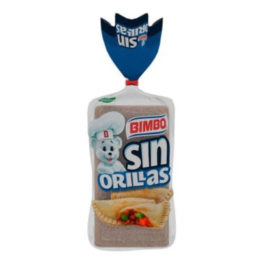 Pan Bimbo de Caja Blanco Sin Orillas 450 g