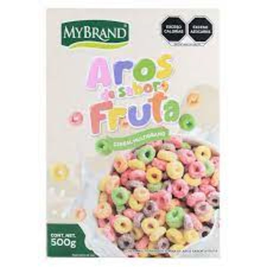 Cereal Aros De Fruta Mybrand 500Grs