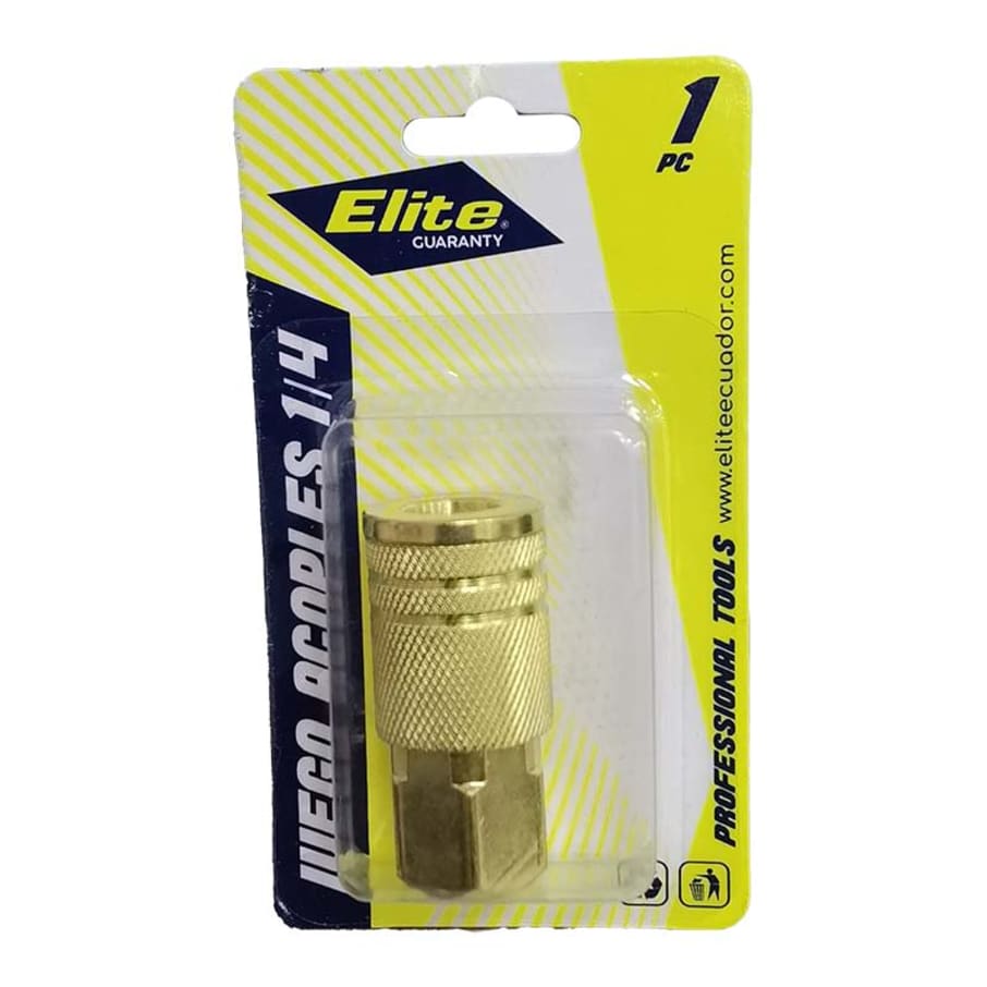 ELITE ACOPLE HEMBRA 1/4" P/COMPRESOR C.1796 (50UxC