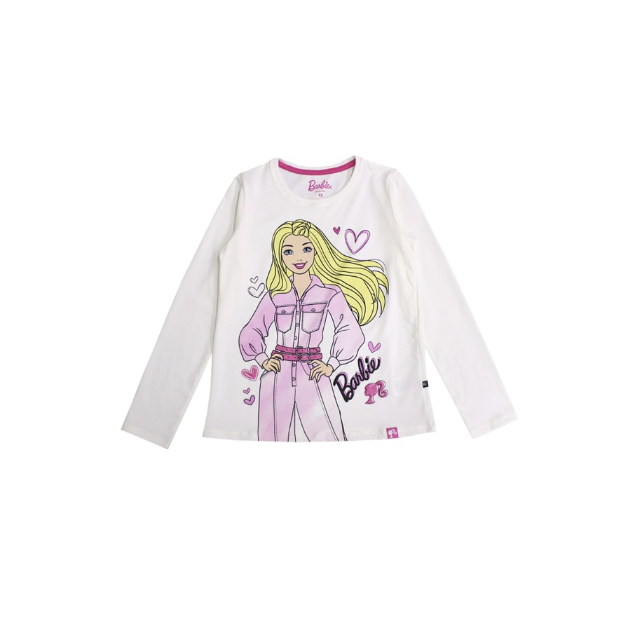 POLO BAS ML MARFIL BARBIE