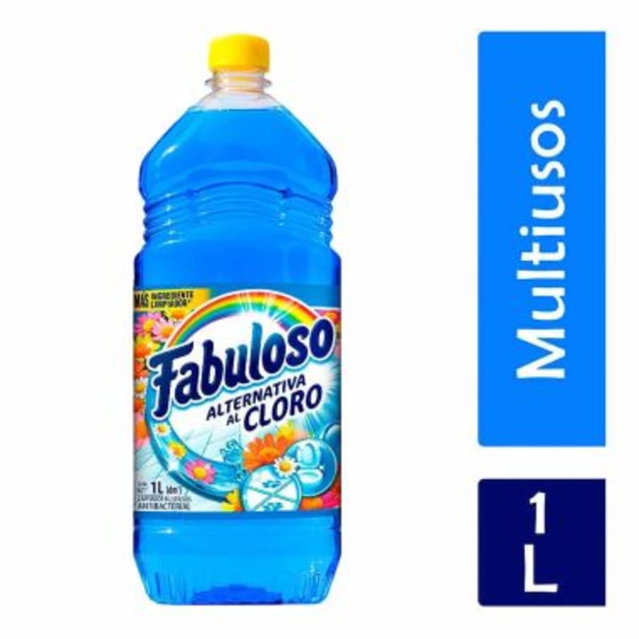 Limpiador Fabuloso Alternativa al Cloro Antibacterial 1 L