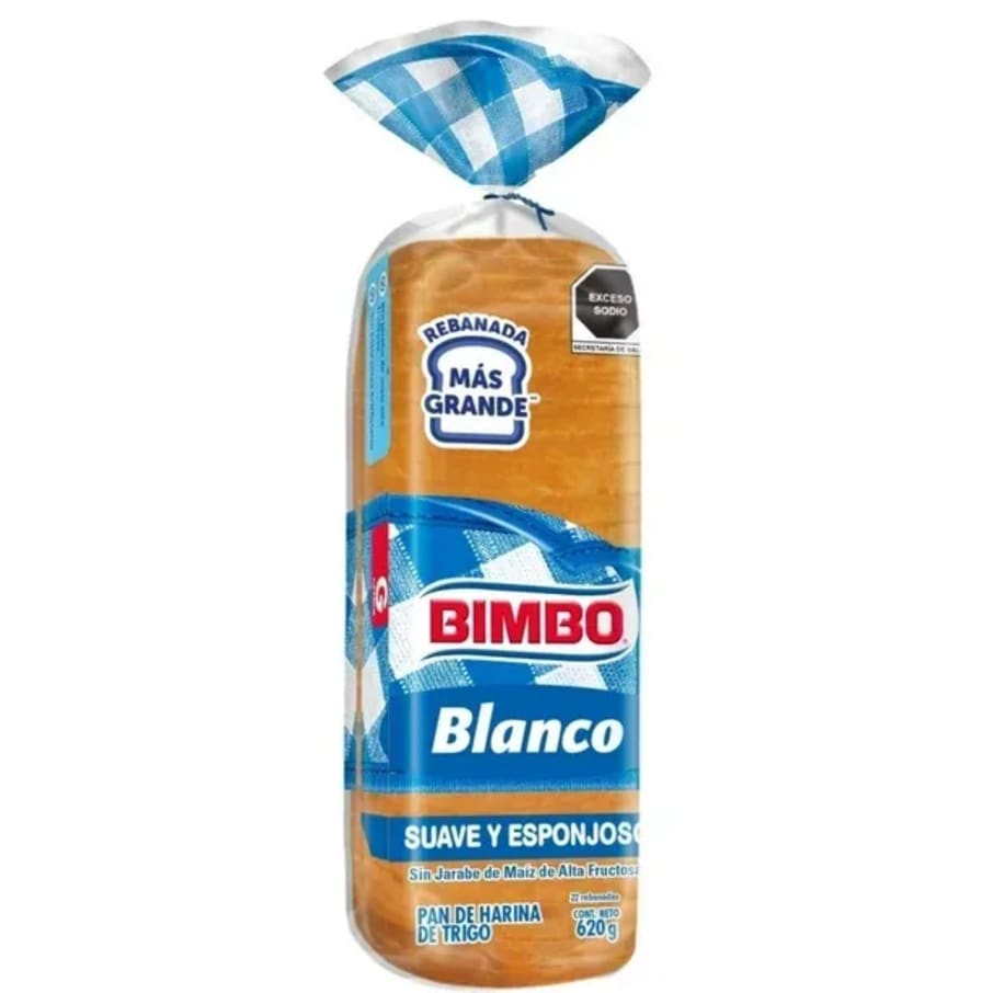 PAN BLANCO BIMBO 620 GR.