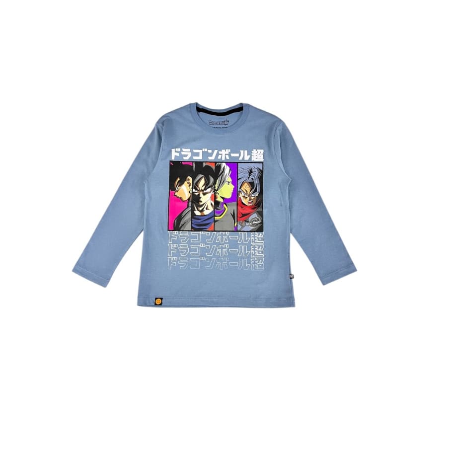 POLO BAS ML DENIM DRAGON BALL