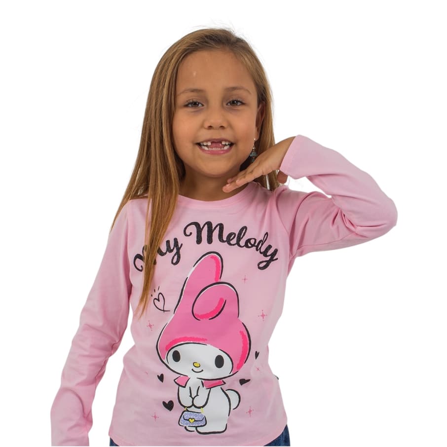 POLO BAS ML ROSADO MY MELODY