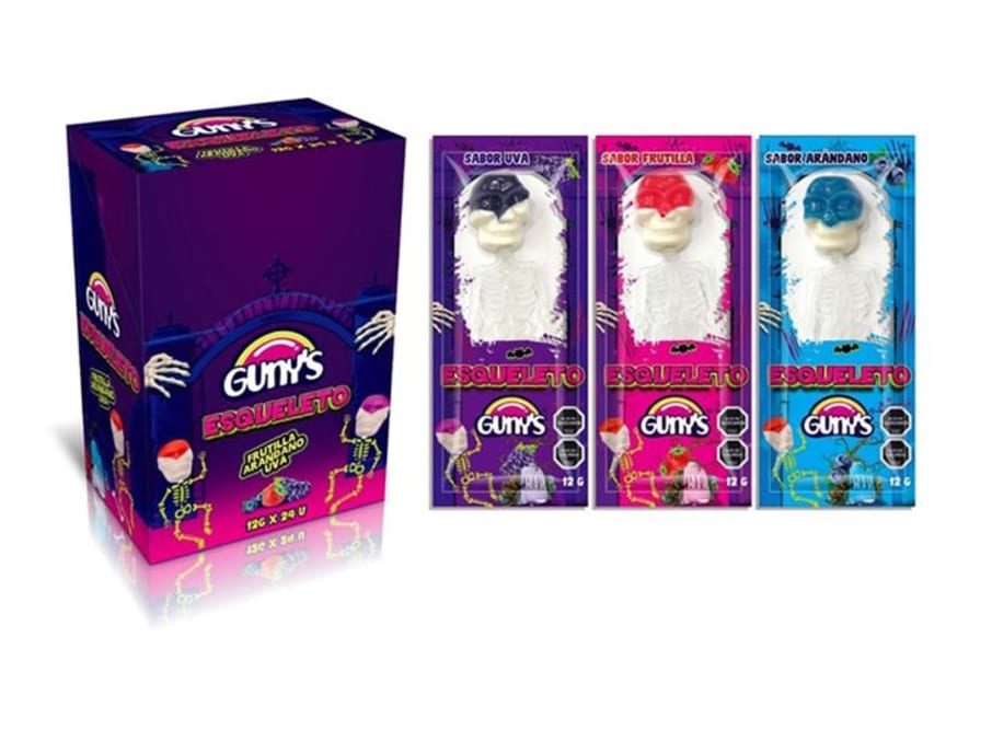 GUNYS LOLLIPOP ESQUELETO 12 GR