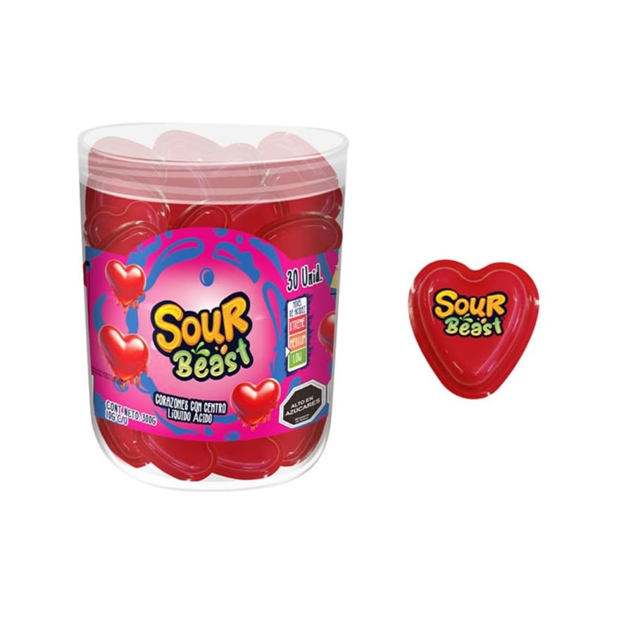 SOUR BEAST CORAZÓN ÁCIDO (30 UN X 20 DISPLAYS)