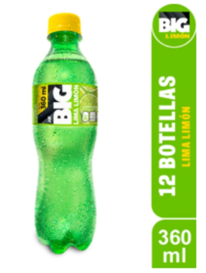 BIG LIMA LIMON PET NO RETORNABLE 360 ml 24 pack