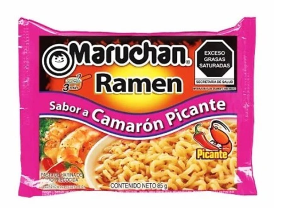 Sopa Maruchan Tipo Ramen Camaron Picante 85 Gms